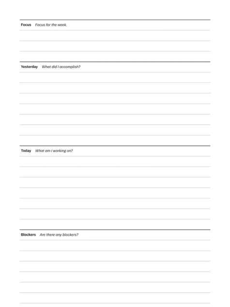 Stand-up template for reMarkable paper tablets
