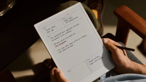 Meeting minutes in use on reMarkable Paper Pro